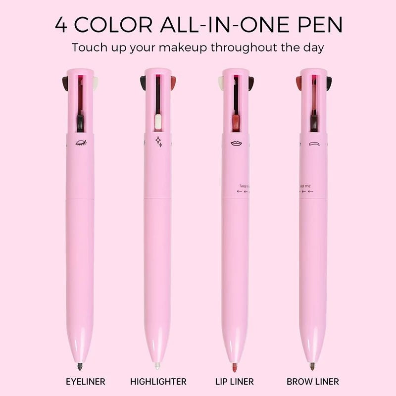 4 In 1 Makeup Pen - Waterproof Makeup Pen