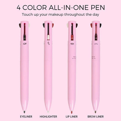4 In 1 Makeup Pen - Waterproof Makeup Pen