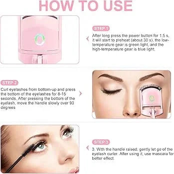 Electric Heated Eyelash Curler – Rechargeable