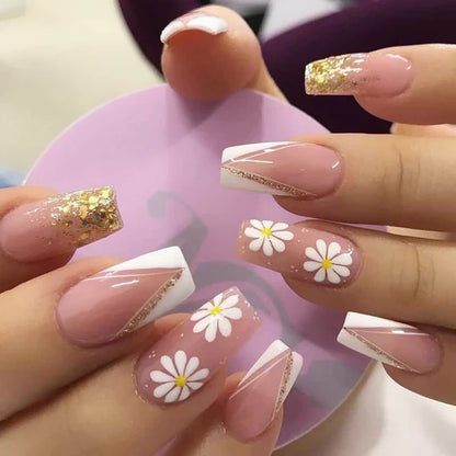Fancy Artificial Nails – 576 Pcs