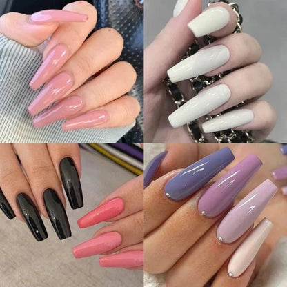 Fancy Artificial Nails – 576 Pcs