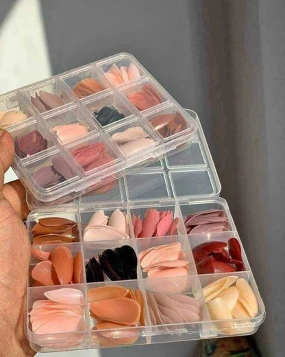 Fancy Artificial Nails – 576 Pcs